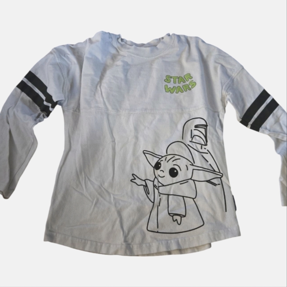 Star Wars Kids White Long Sleeve Shirt